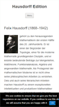 Mobile Screenshot of hausdorff-edition.de